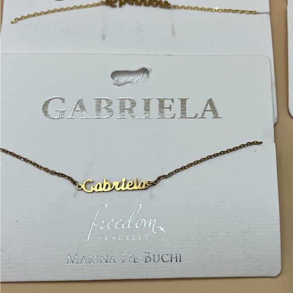 4017-PTT Freedom “Name”
Personalized Bracelets Nickel Free Gold Color New - Picture 10 of 12